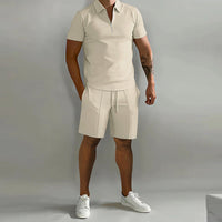 Finley | Pleated Drawstring Tailored Mens Short