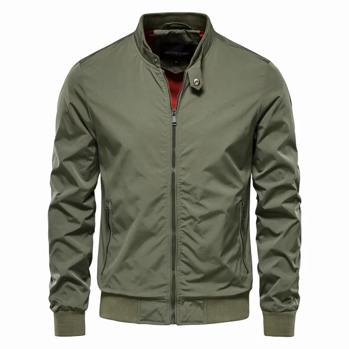 Clifton | Stand Collar Contrast Lined Men's Bomber Jackets