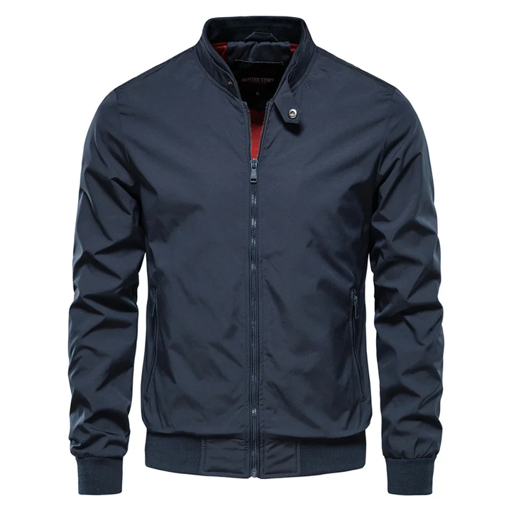 Clifton | Stand Collar Contrast Lined Men's Bomber Jackets