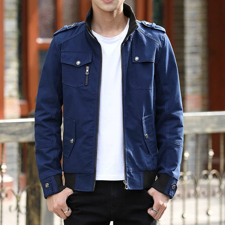 Carston | Utility Epaulette Multi-Pocket Men's Bomber Jackets