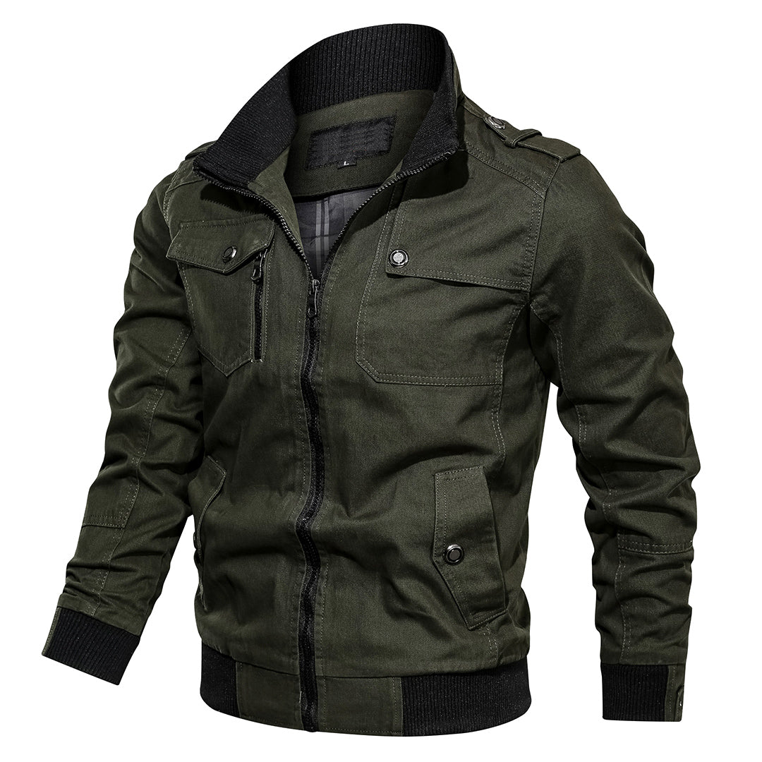 Carston | Utility Epaulette Multi-Pocket Men's Bomber Jackets
