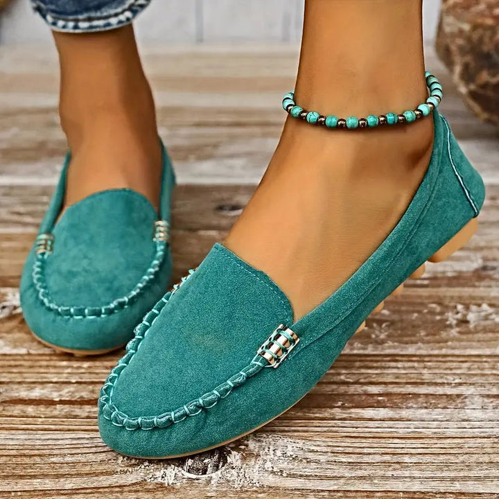 Demi | Women's Suede Slip-On Flat Loafers