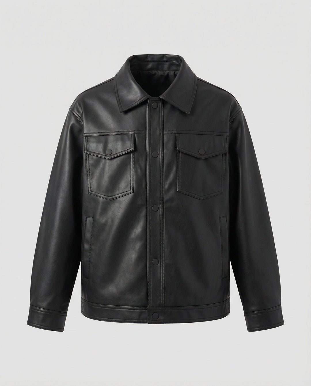 Beckett | Snap-Button Western Shirt Men's Leather Jackets