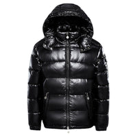 Zenith | Men's Glossy Hooded Puffer Jacket