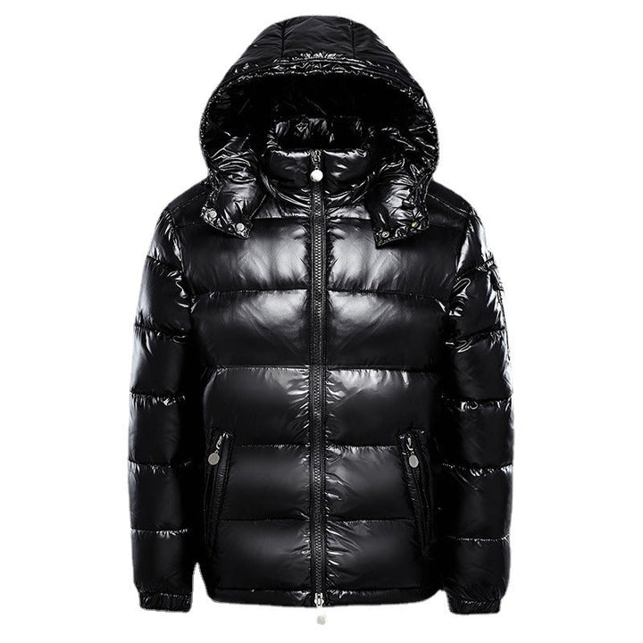 Zenith | Men's Glossy Hooded Puffer Jacket