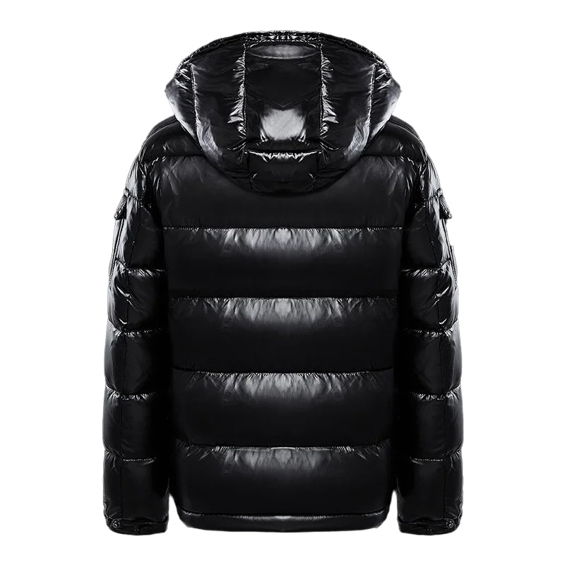 Zenith | Men's Glossy Hooded Puffer Jacket