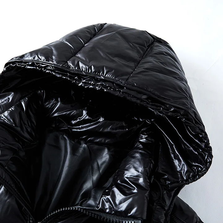 Zenith | Men's Glossy Hooded Puffer Jacket