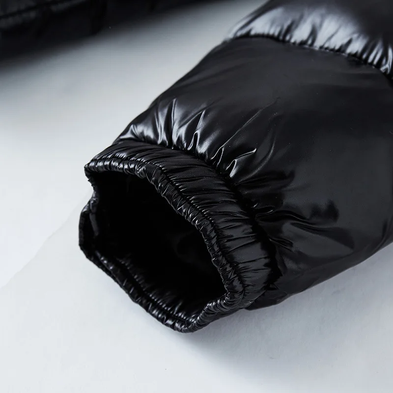 Zenith | Men's Glossy Hooded Puffer Jacket