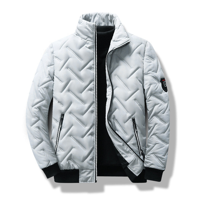 Patrol | Men's Geometric Quilted Puffer Jacket