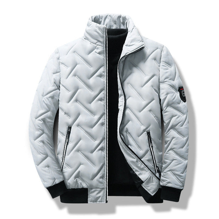 Patrol | Men's Geometric Quilted Puffer Jacket