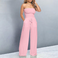 Harlow | Smocked Strapless Bardot Off Shoulder Top