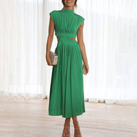 Corinna | Cut-Out Halter Dress Wedding Guest Midi